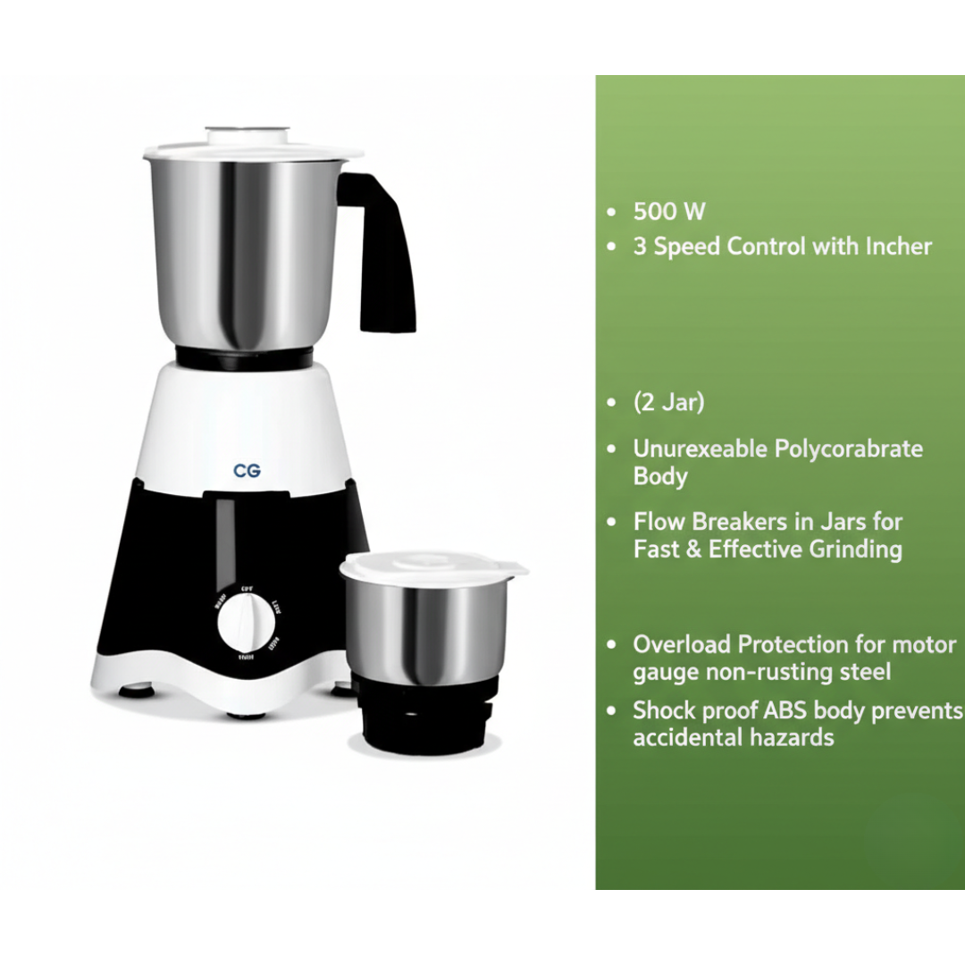 CG 500W Mixer Grinder - CGMG5052B