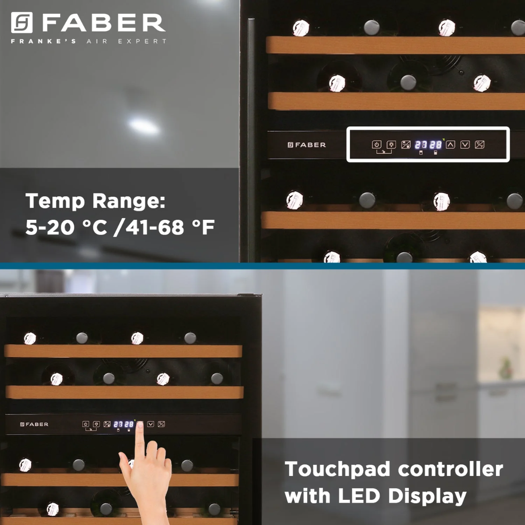 Faber 46 Bottle Capacity Wine Chiller - FWC JCF 145S