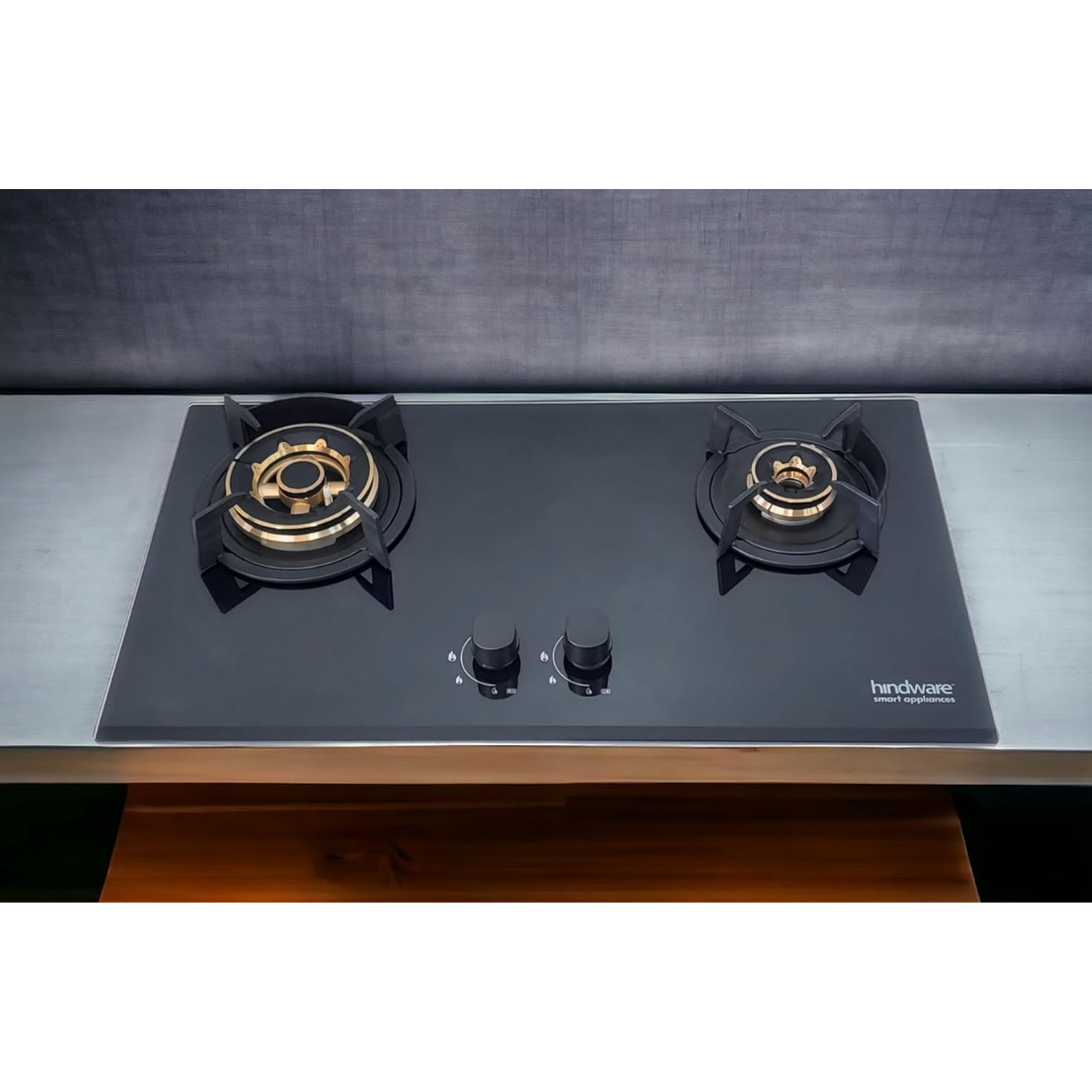 Hindware 2 Burner Auto Ignition Built in Hobs - HAZEL 2B HZ