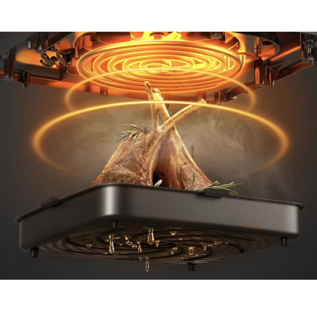 Glen 4 Burner Forged Brass Burner Cooktop - CT 1048 SQ GT BL FB AI