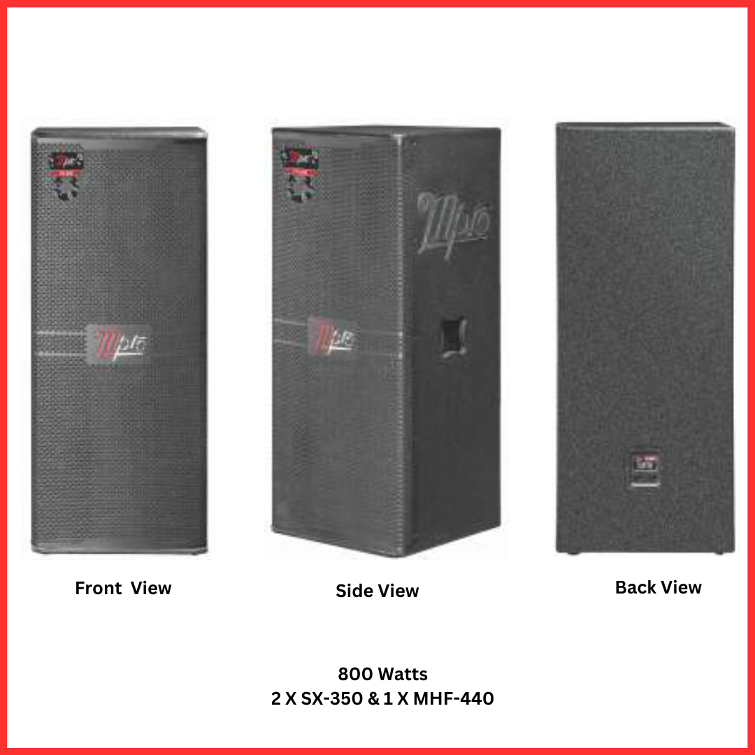 Mpro 2 X 12” Sound Columns (Paint Finish) - CX-800 SQ