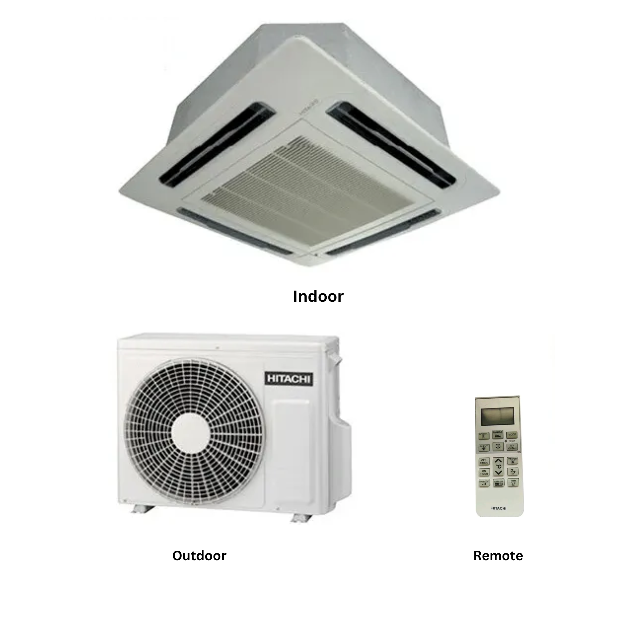 Hitachi 2.0 Ton Inverter Split Air Conditioner - KIYORA-RMRG422HFXO