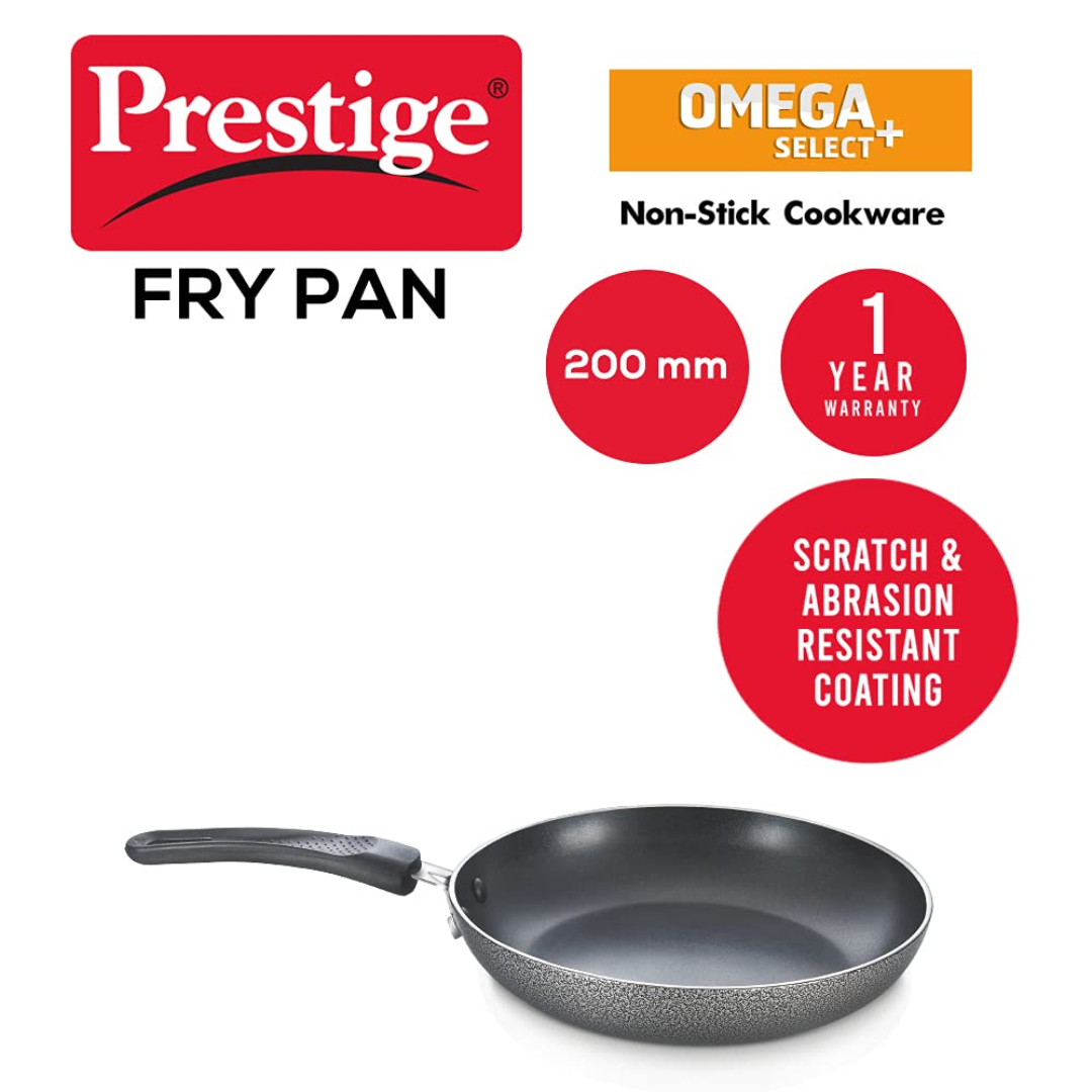 Prestige 250 mm Aluminium Omg Select Plus Non-Stick Concave Tawa 
