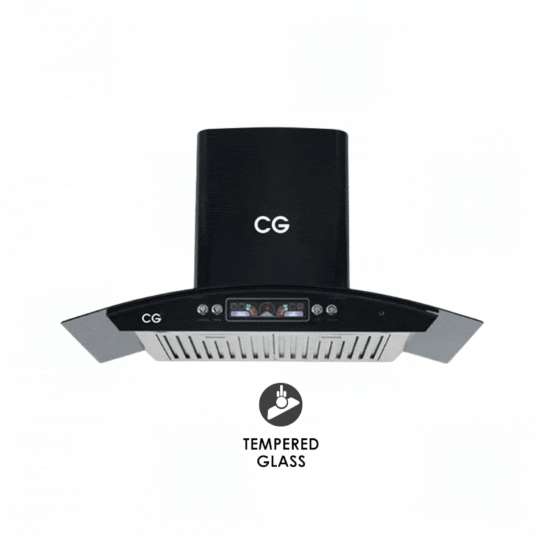 CG 90 cm Baffle Filter Wall Chimney - CG-CP90YB