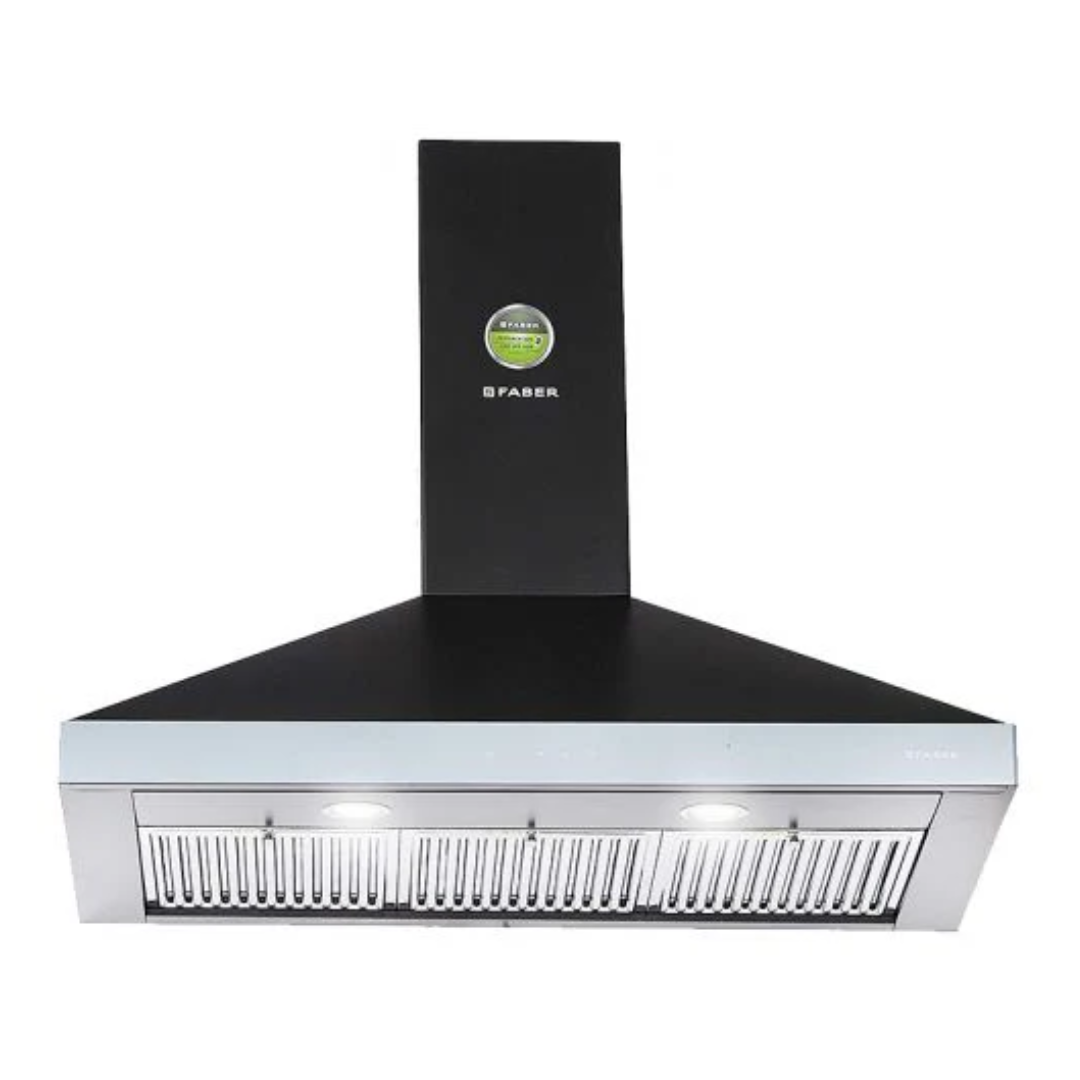 Faber 90 cm Topaz Smart 3D T2S2 BK TC LTW 90 Chimney