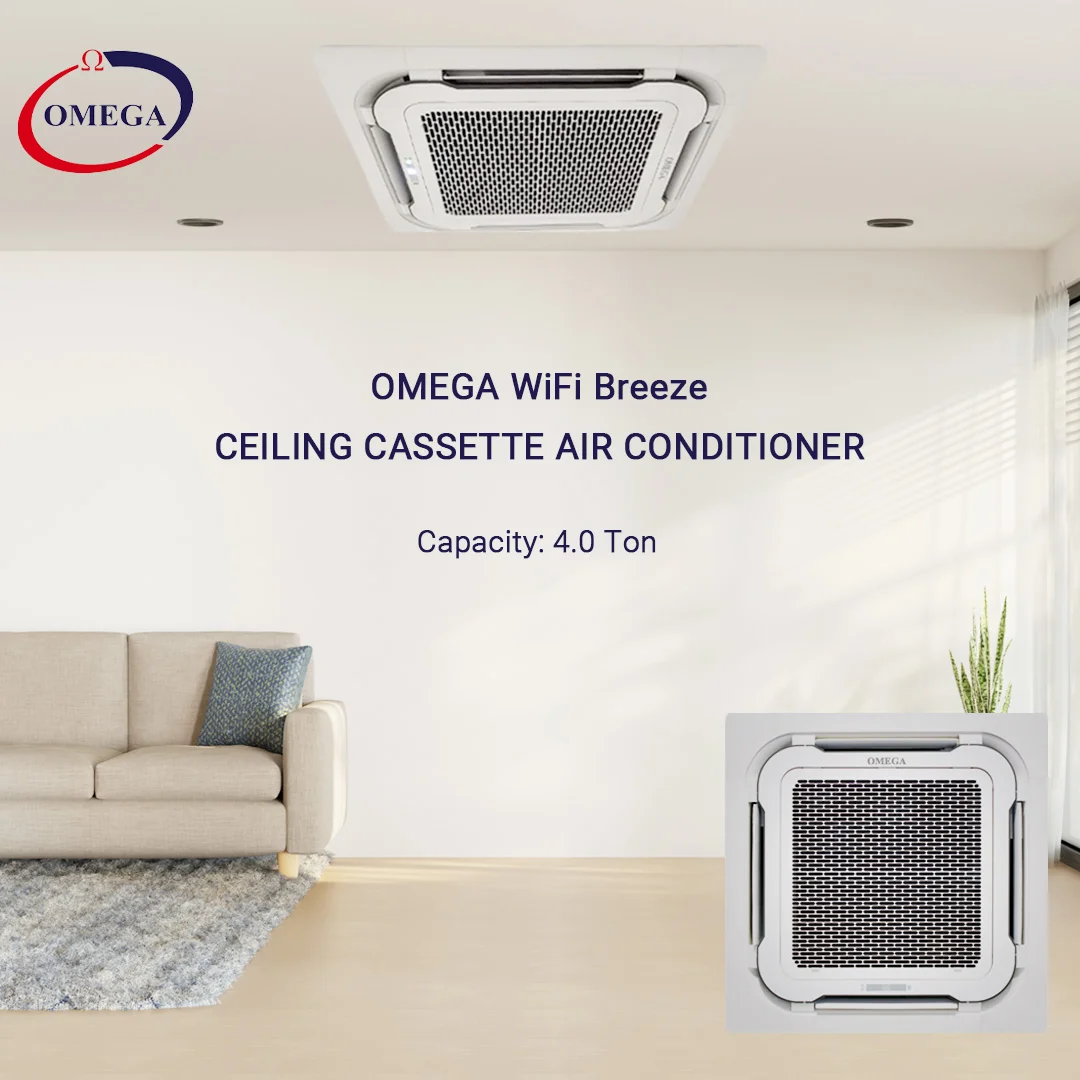 Omega 4.0 Ton (Wifi Breeze) Non-Inverter Ceiling Cassette Air Conditioner