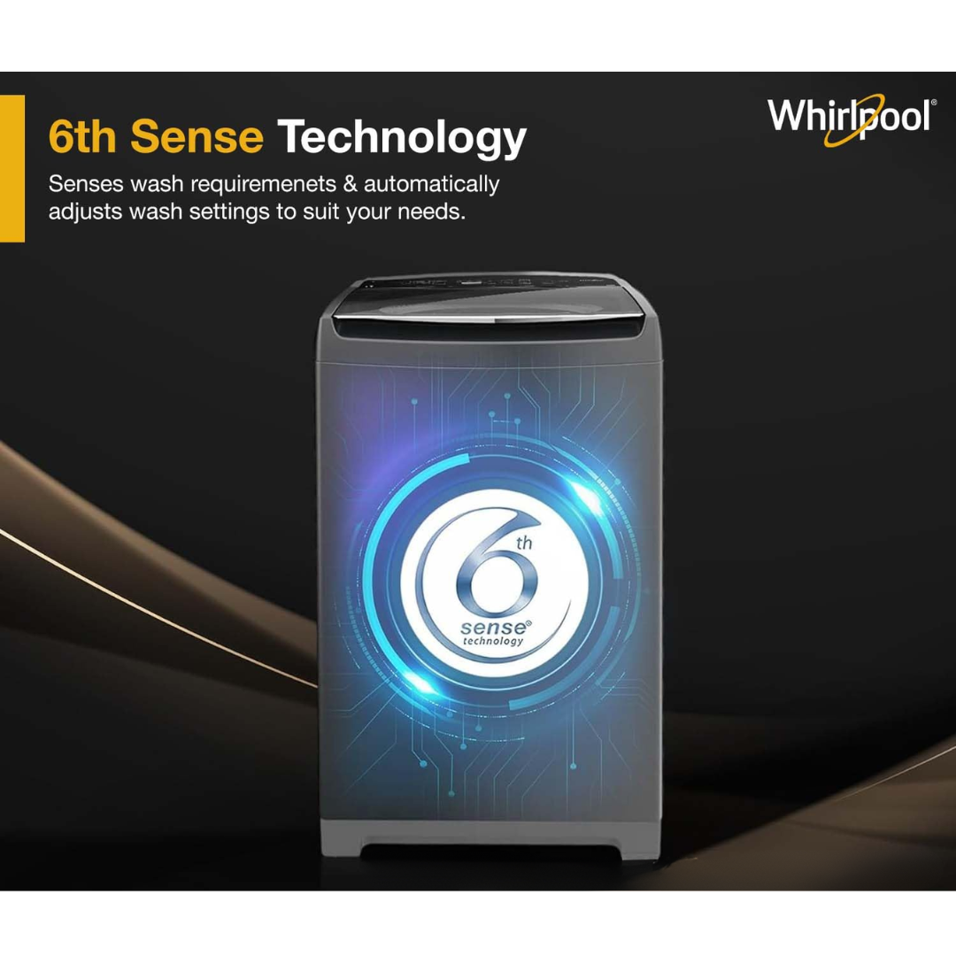 Whirlpool 8 Kg Automatic Top Load Washing Machine - STAINWASH PRO 8.0 GREY 10YRMW