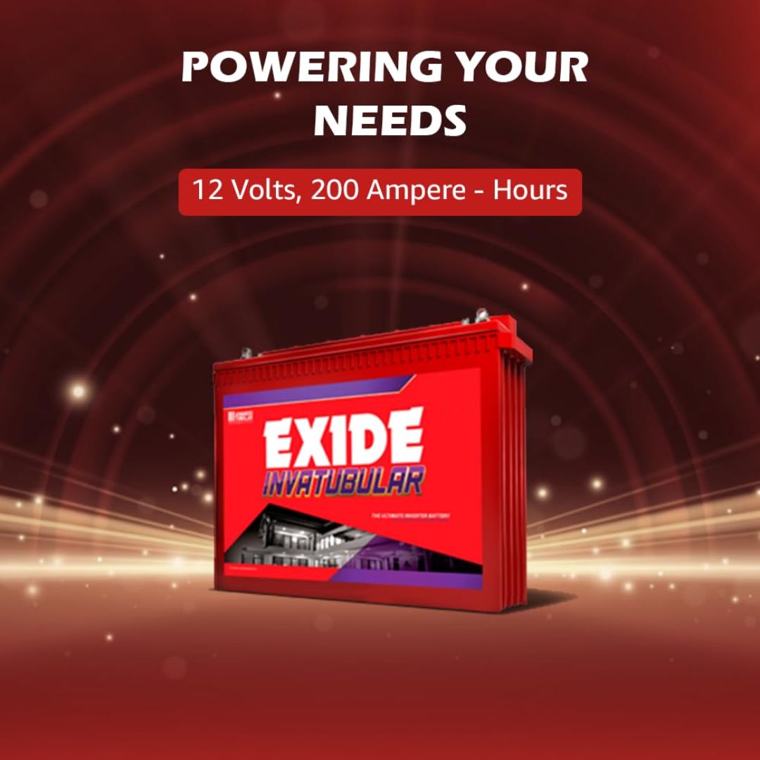 Exide 12V-150AH Inverter Tubular Battery - FE10-IT750