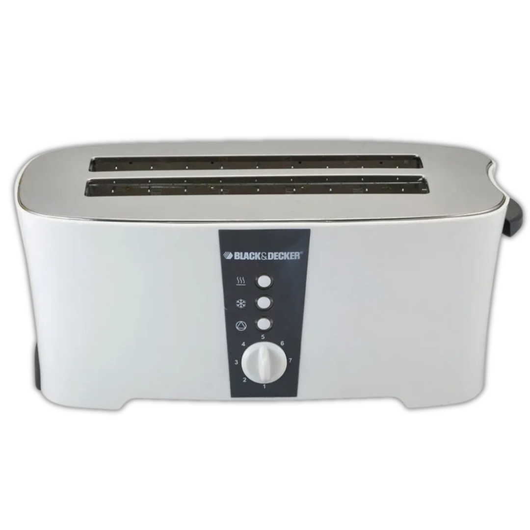 Black+Decker 4 Slice Cool Touch Toaster - ET124-B5