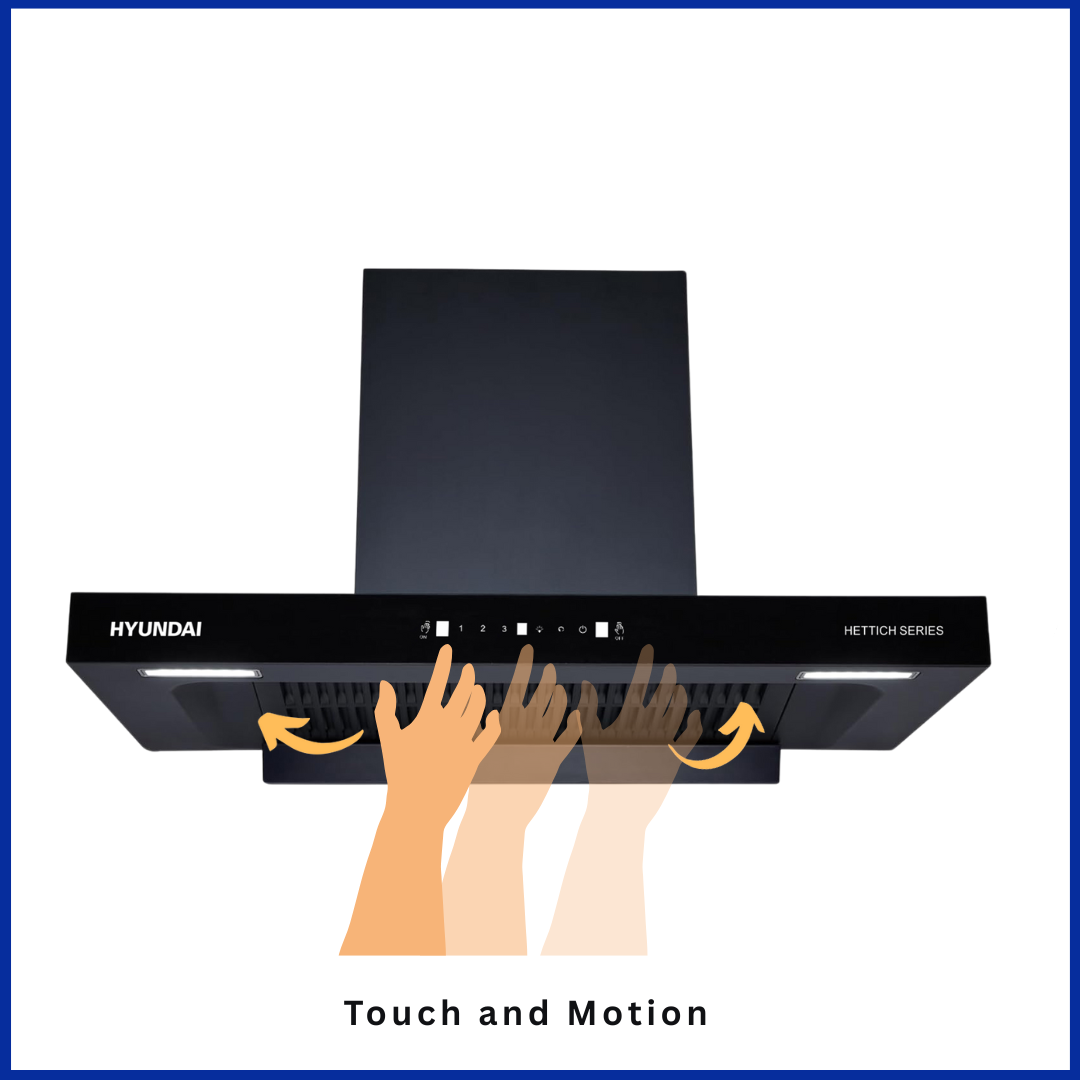 Hyundai 90 cm Slanted T-Shape Chimney - HYRH-90SD-106ST