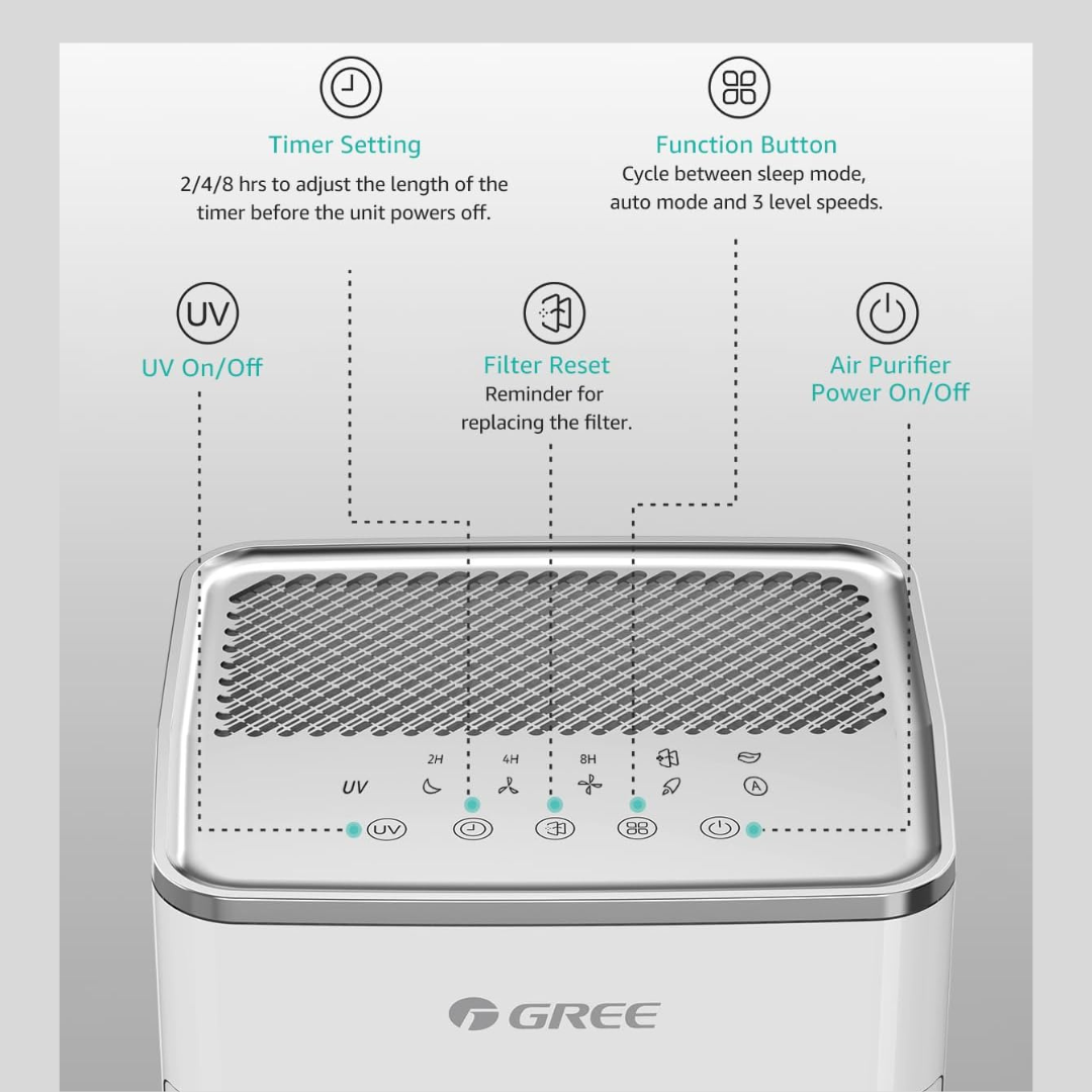 Gree Air Purifier Functions