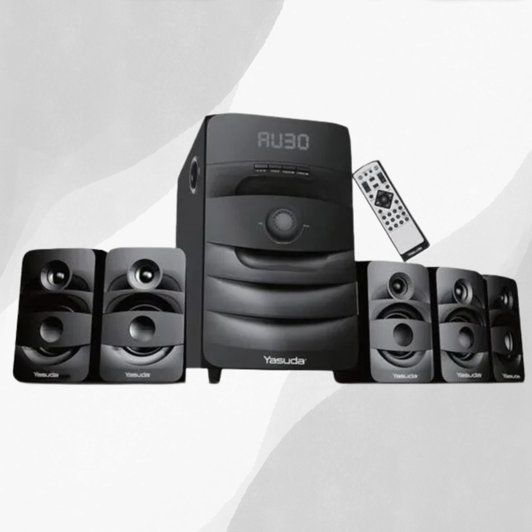 Yasuda 4.1 CH Bluetooth Speaker 15W+6W*4 with Remote - YS-412RT