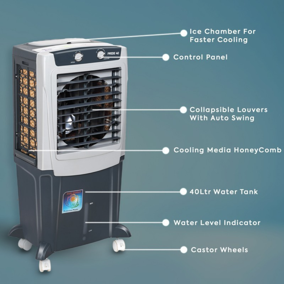 Unirize 40 Ltr Desert Air Cooler - PRIDE 40