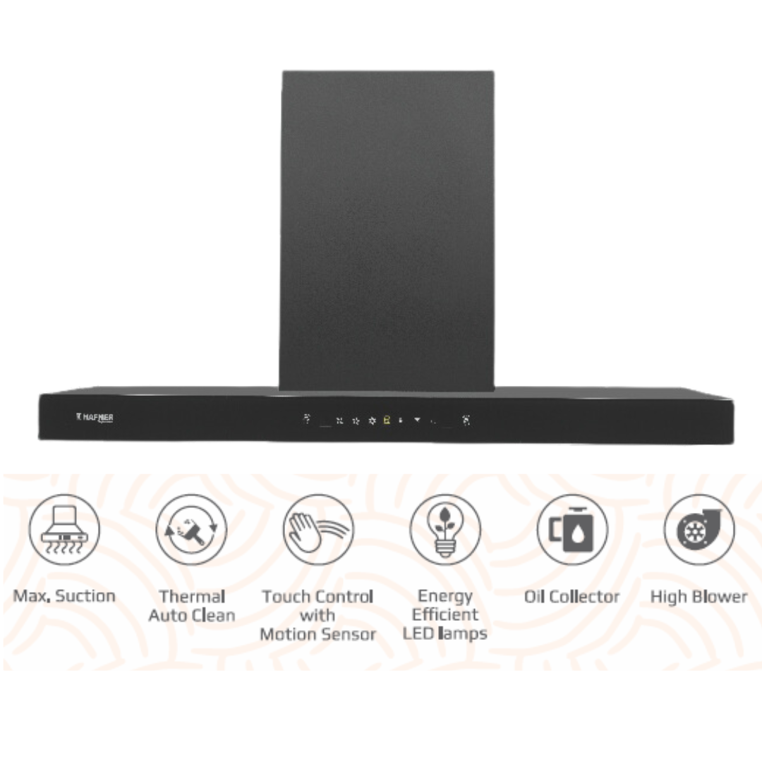 Hafner 90 cm Auto Clean Chimney - HOOD CROWN 90CM