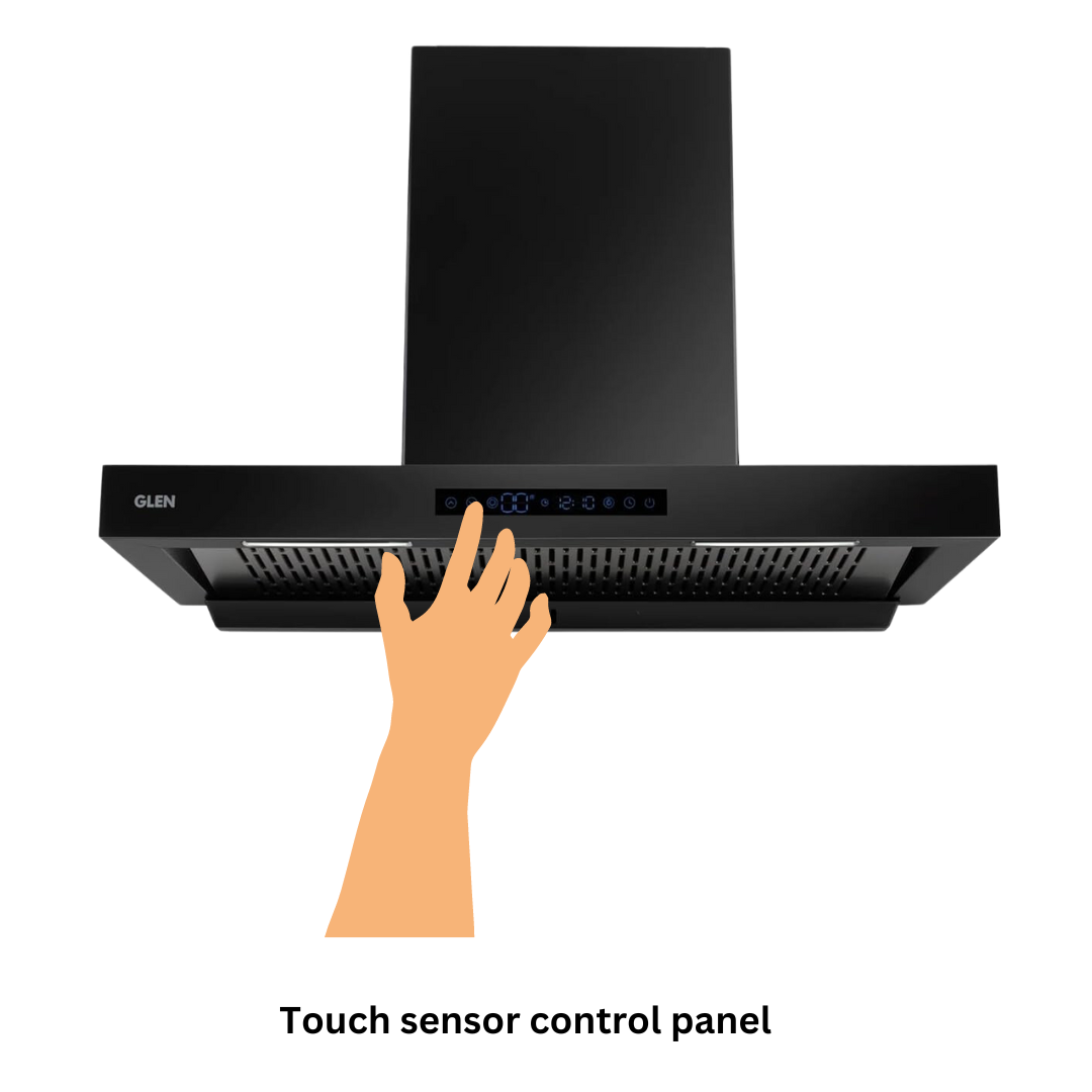 Glen 60 cm Auto Clean Chimney - CH 6053 BL MS BLDC AC