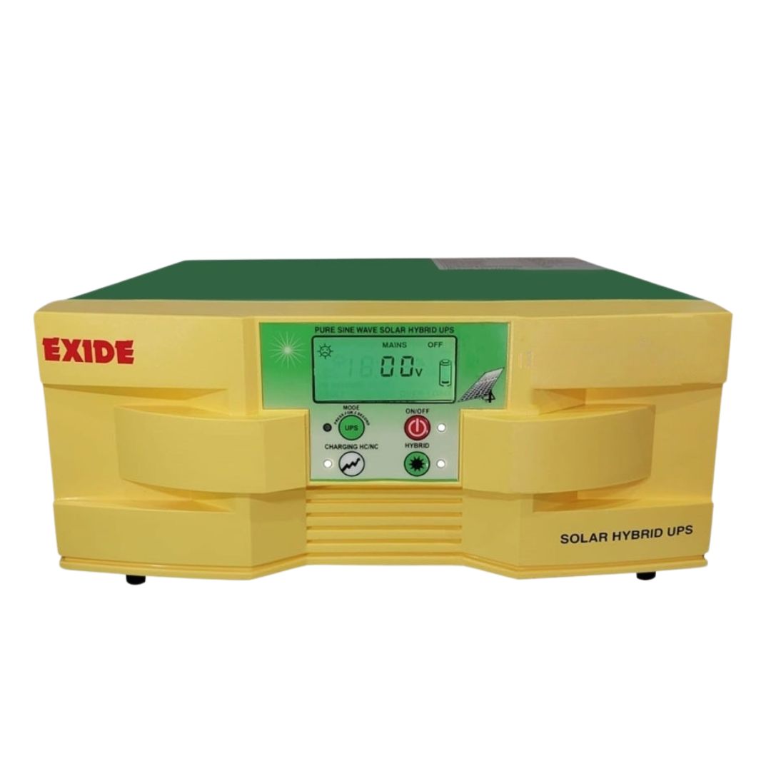 Exide 12V-900VA Solar Hybrid Pure Sinewave UPS - EXIDE 900 SH PST UPS