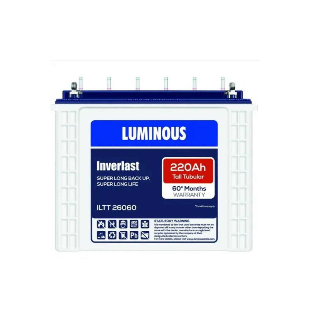 Luminous ILTT Tubular Battery 220Ah 