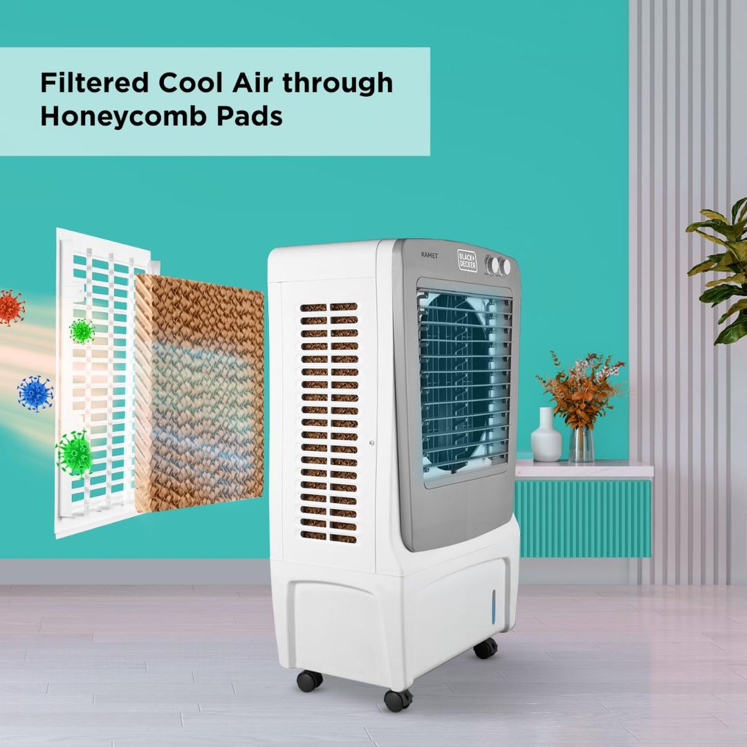 Black+Decker 65 L KAMET PLUS Dessert Air Cooler - 65LBXAC09065IN