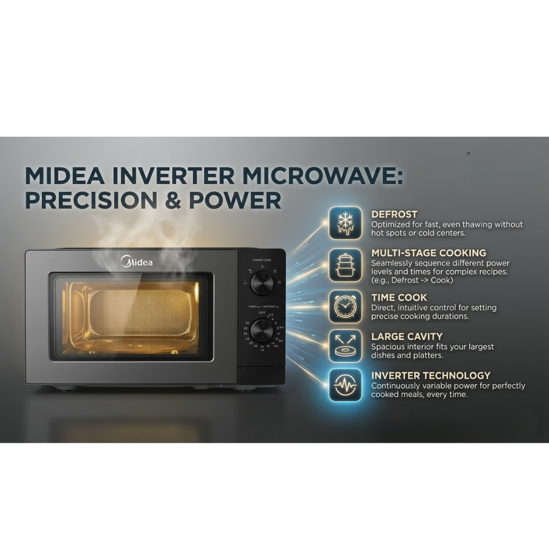 Midea 20L Microwave Oven - EM7PO12MZ