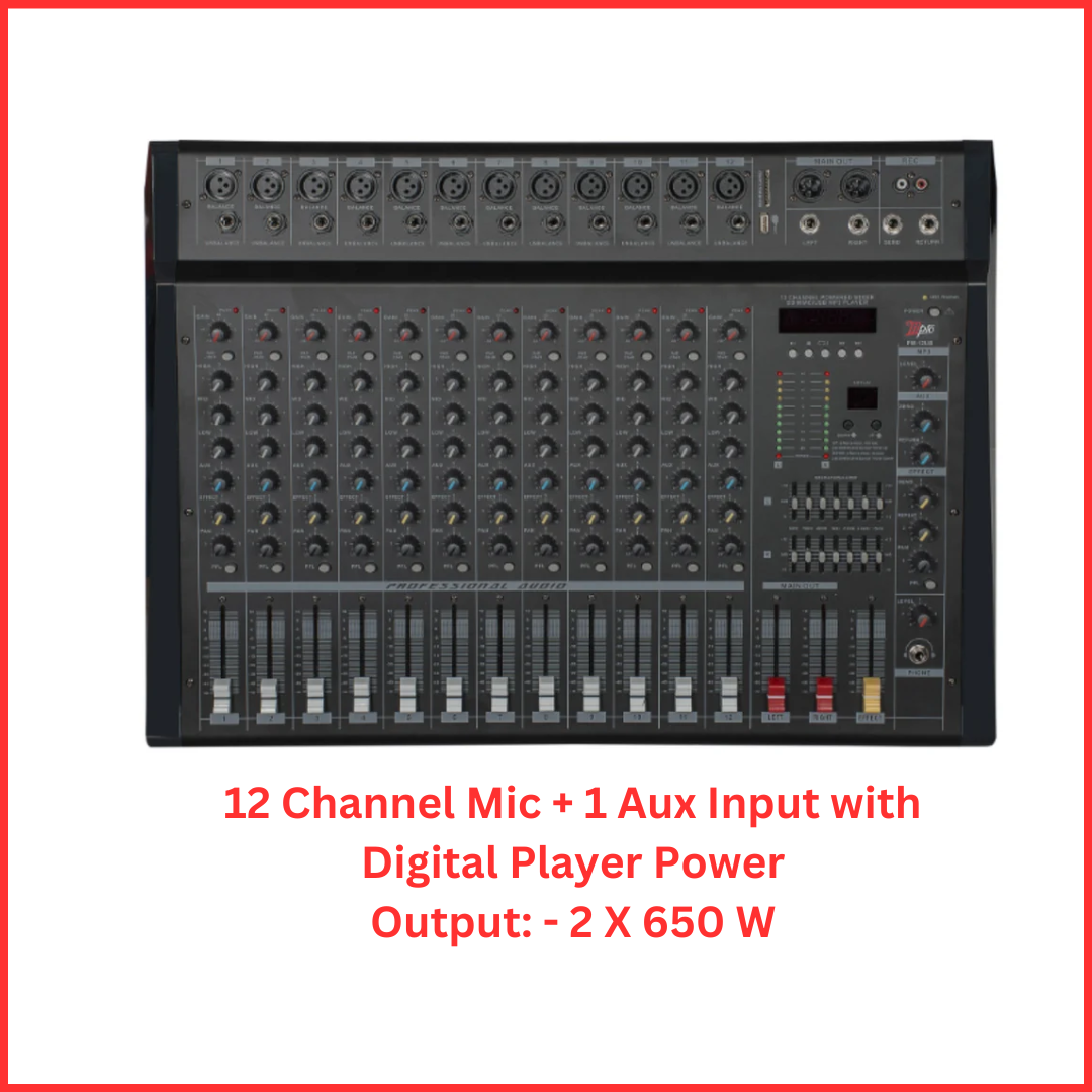 Mpro Power Mixers - PM-12UB