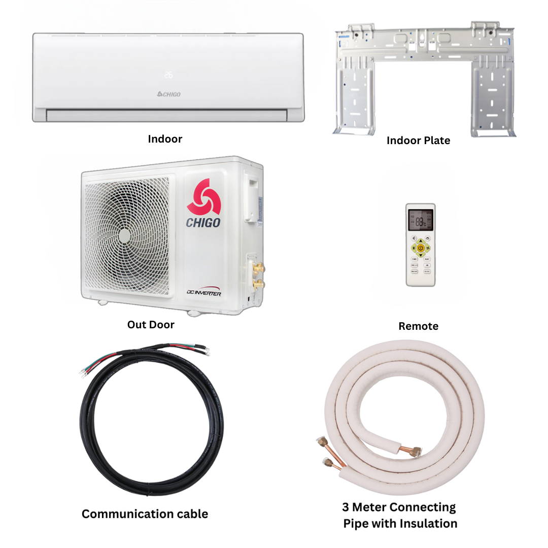 CHIGO 1.0 Ton Non-Inverter Wall Mount Split Air Conditioner