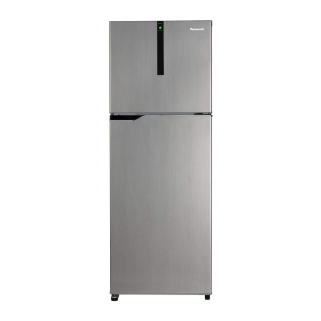 Panasonic 340L Double Door Refrigerator (Shining Silver) - NR-BG341VSS3 