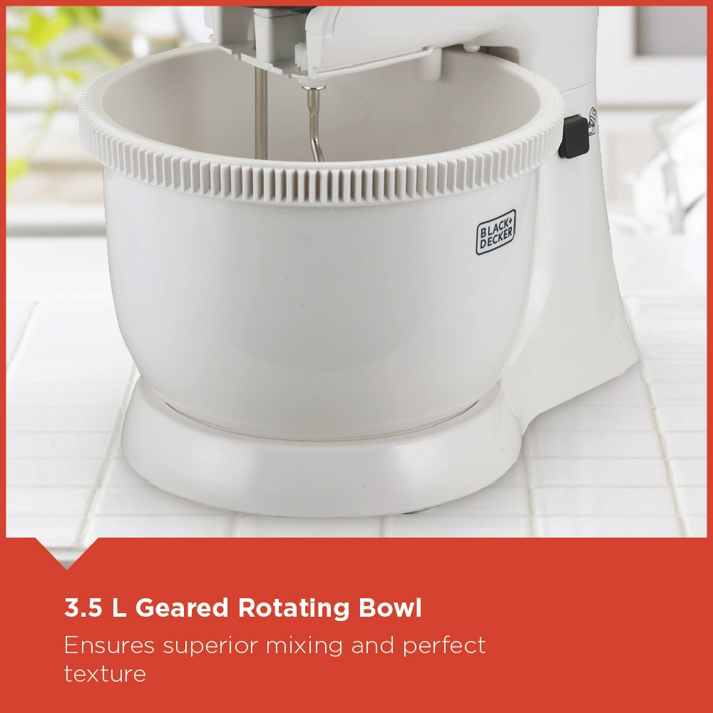 Black+Decker Bowl And Stand Mixer 300W - M700-B5