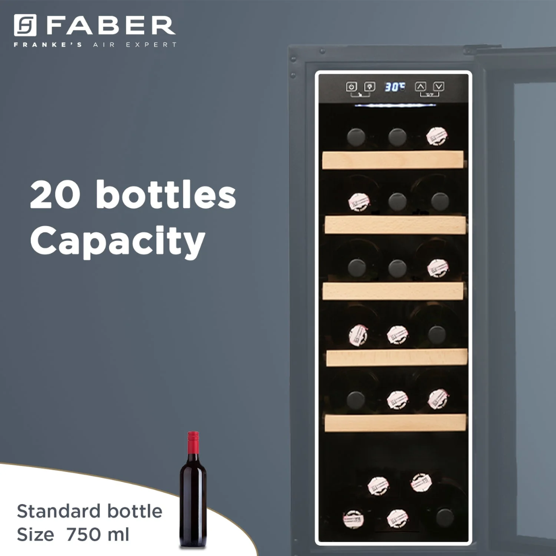 Faber 20 Bottle Capacity Wine Chiller - FWC JCF 58