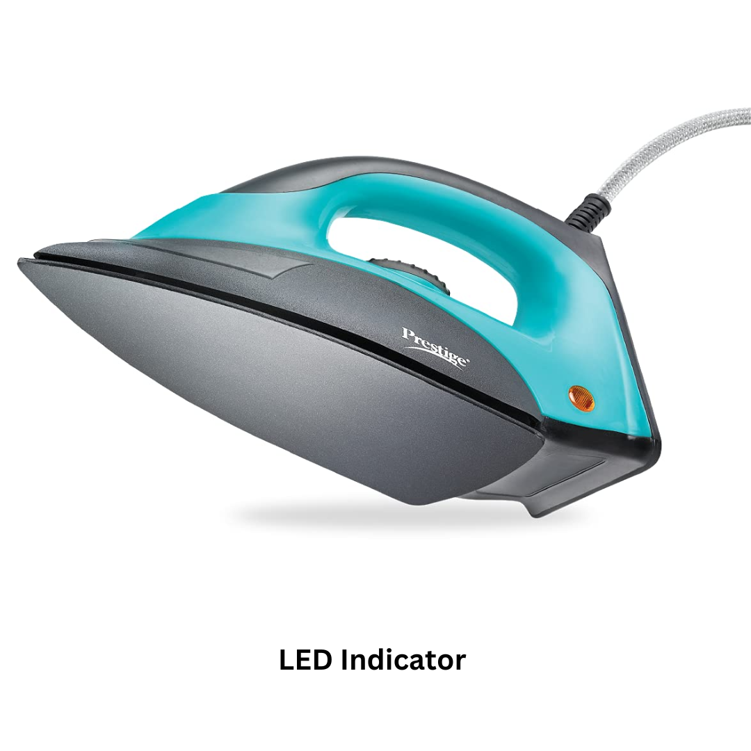 Prestige Magic 1000 W Greblon Coated Sole Plate Dry Iron - 41770 PDI07 