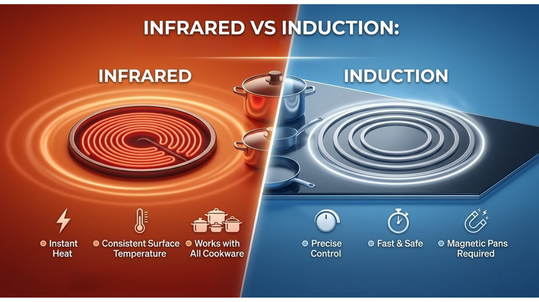 Infrared vs Induction Cooktop Nepal Banner