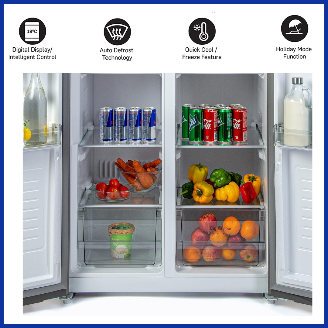 Hyundai 505 ltr side-by-side Refrigerator