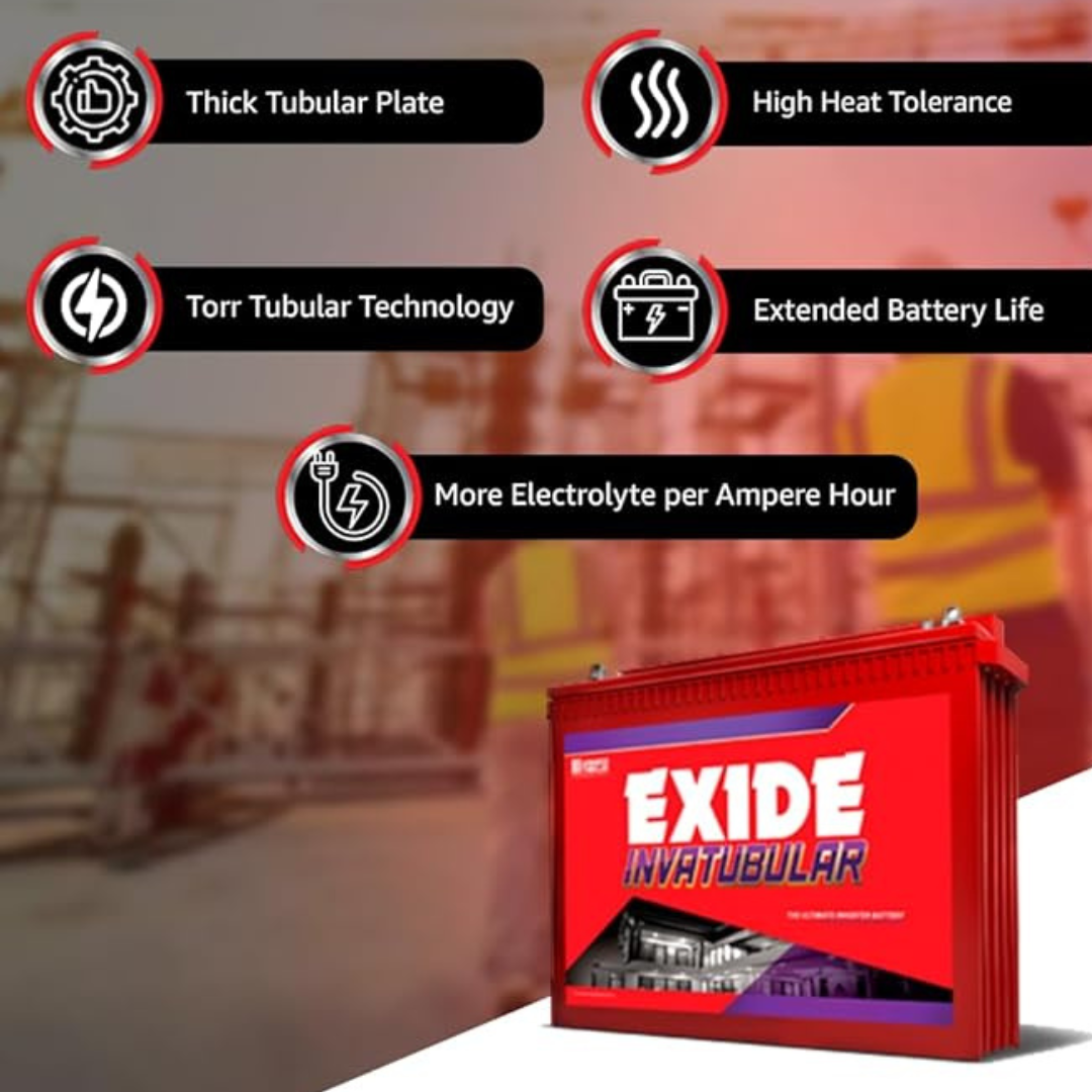 Exide 200ah Tubular Battery 