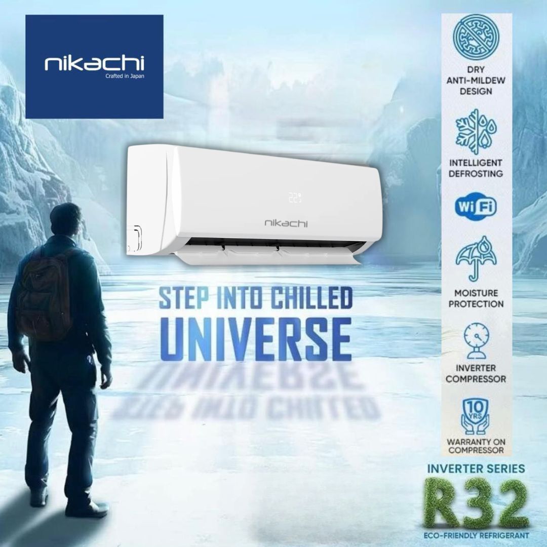 Nikachi 1.5 Ton Inverter Air Conditioner - NK-AC8iA