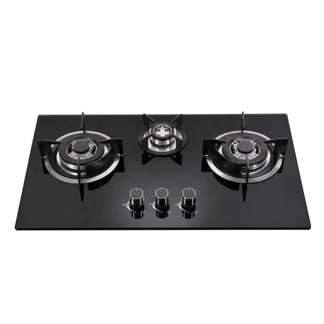 Osmo 3 Burner Super Slim Hob Top - HRF-763