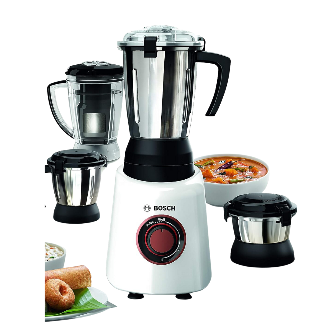 Bosch 4 Jar 750W TrueMixx Bold Mixer Grinder - MGM6644BIN