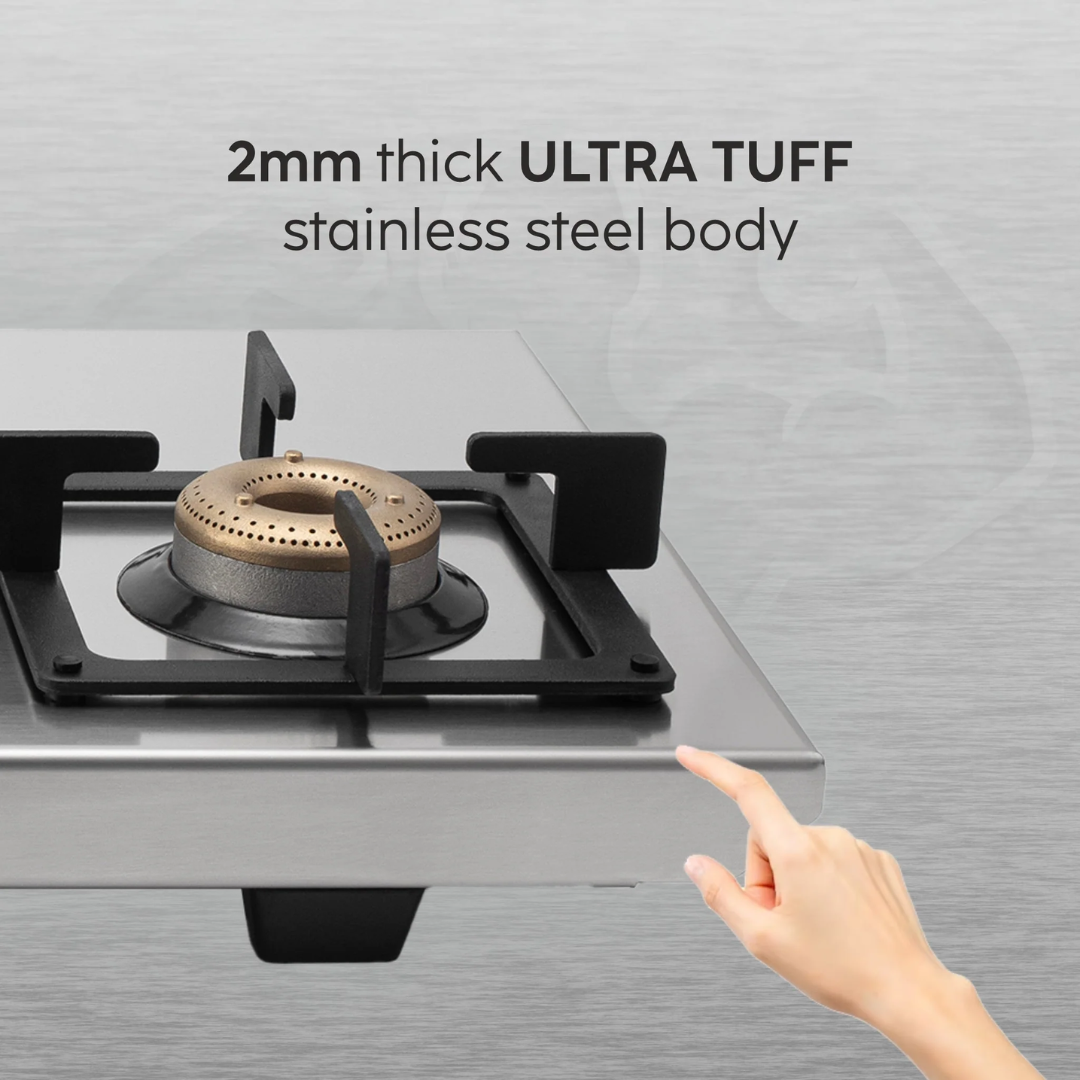 Glen 60 cm Pyramid Shape Baffle filter Kitchen Chimney - CH 6050 Junior DX BLK