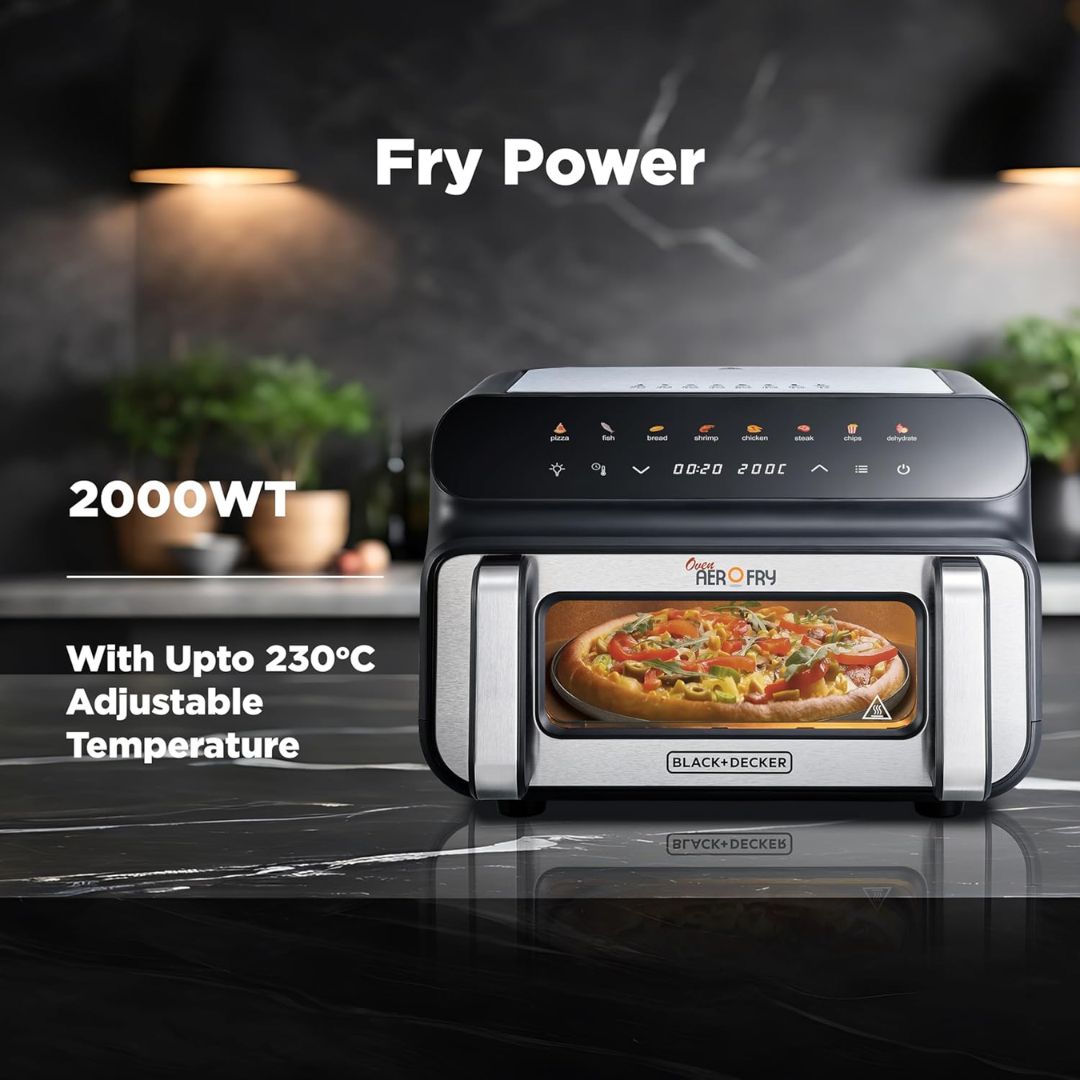 Black Decker 15 Ltr 1700W Air Fryer - AOF150-B5