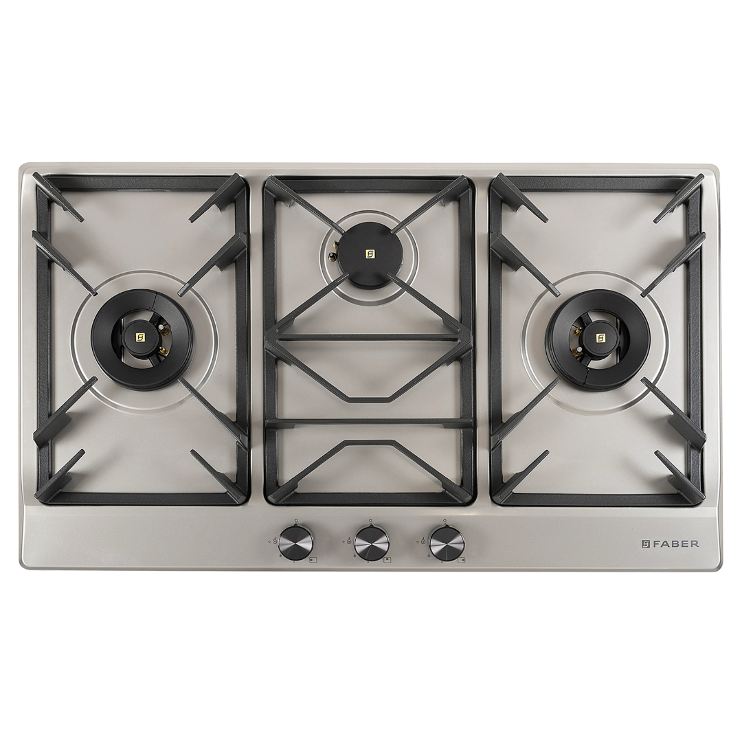 Faber 3 Burner HOB INSPIRIA 903 BR AI FFD SS PNG Gas Hob/Stove