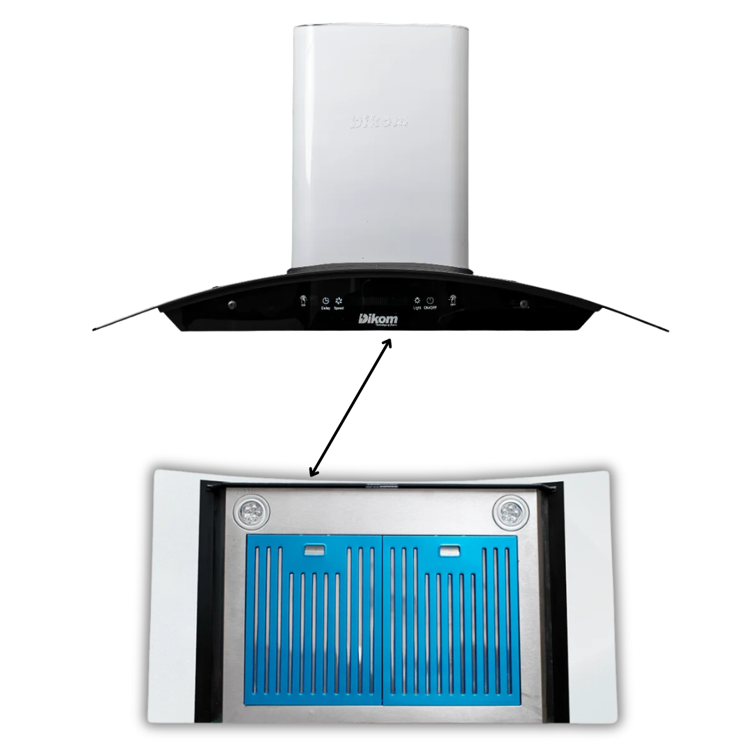Dikom 90 CM Kitchen Chimney/Range Hood - TBG-HA9002-DKRH