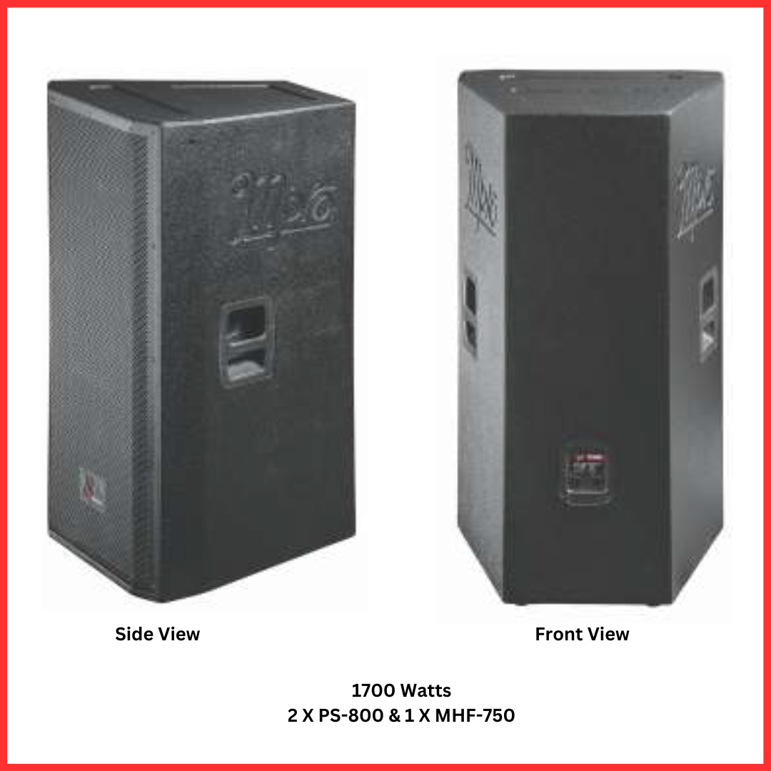 Mpro 2 x 15” Sound Columns (Paint Finish) - CX-1700/825