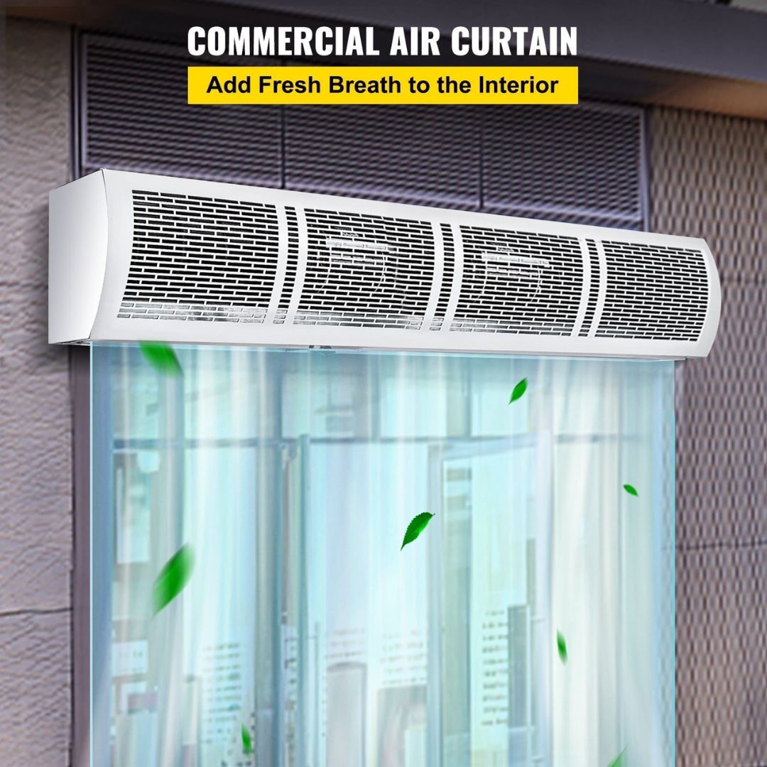 7ft (213.36 cm) MS Powder Coated ABS Blower Air Curtain