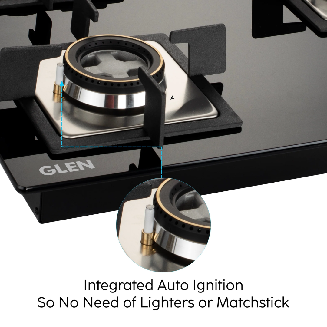 Glen 3 Burner Hop Top Stoves - BH 1063 SQ HT DB TR 