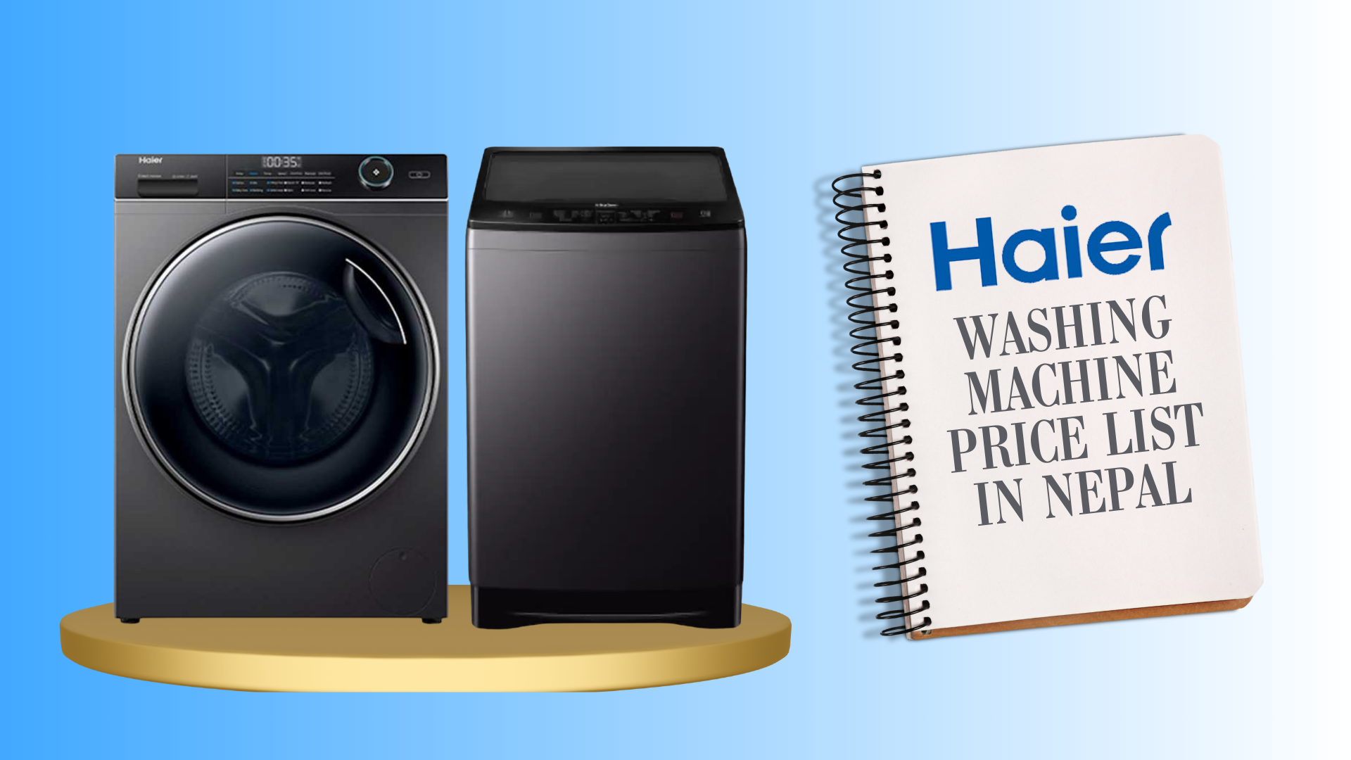 Haier Brand Washing machine price in Nepal