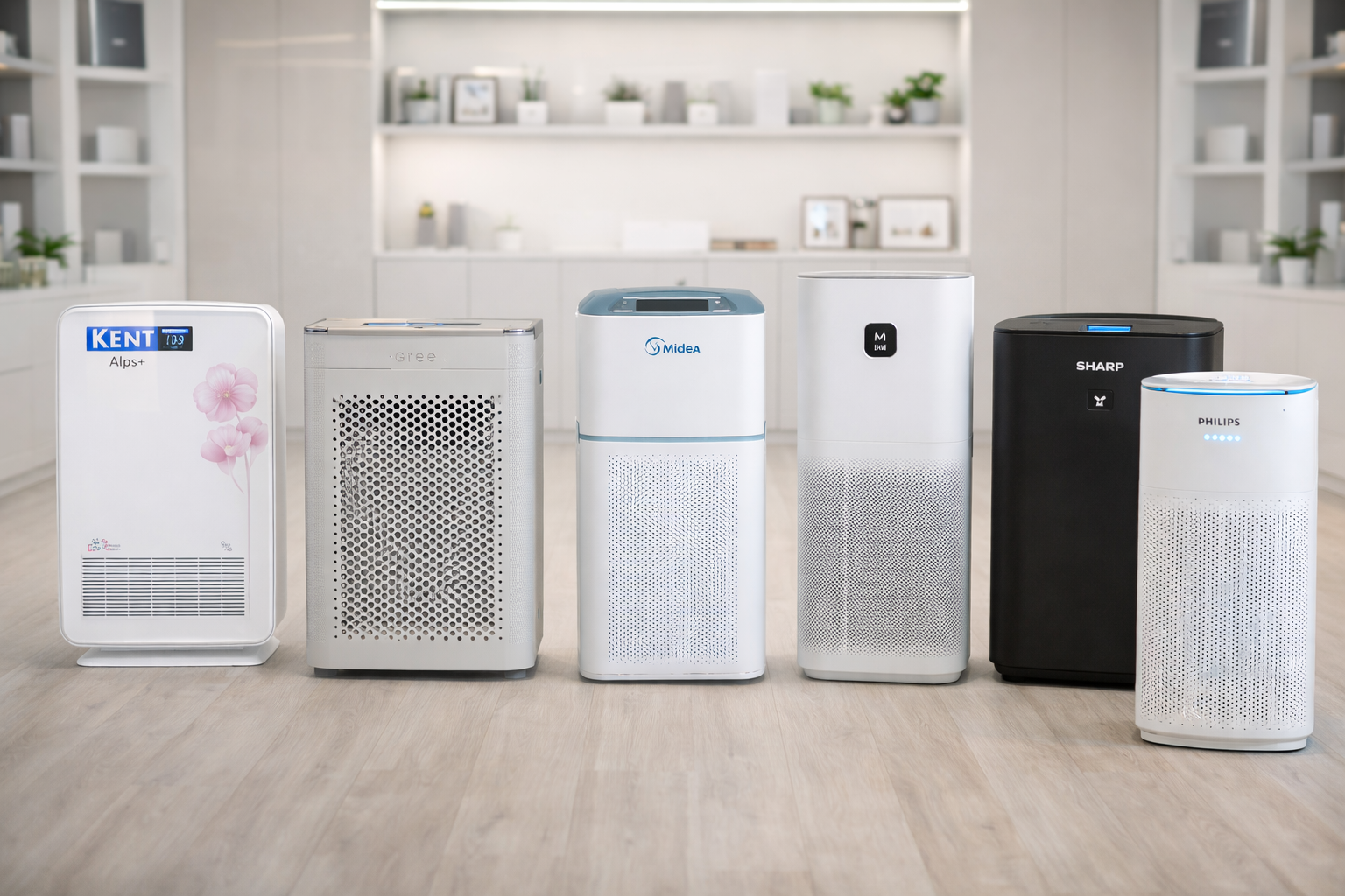 Air Purifier Brands Nepal — AC Ghar Electro Ref Tech Kent Gree Midea Philips Sharp Black Decker Mi air purifiers Nepal AC Ghar