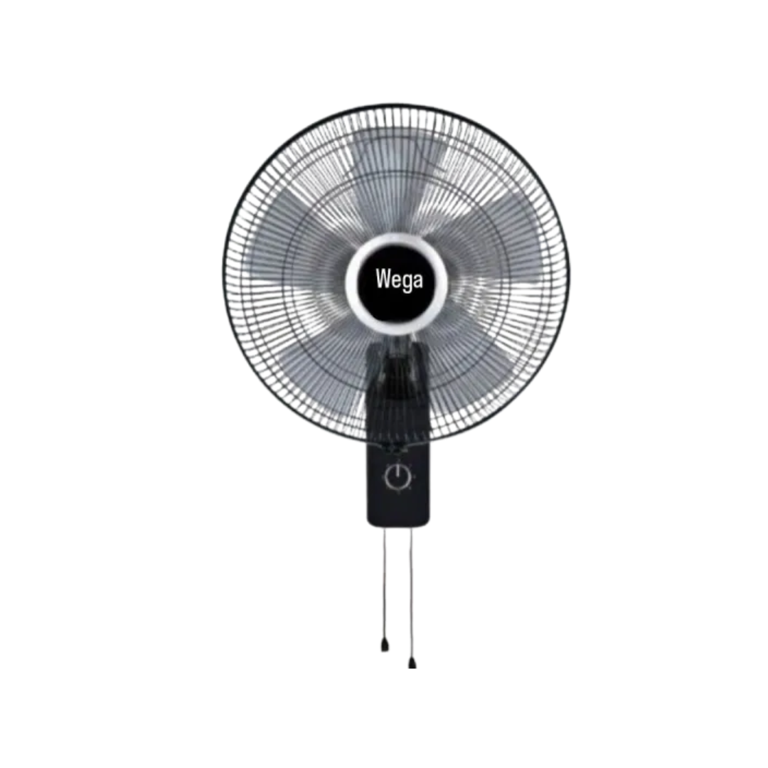 Wega Wall Fan Heavy Black