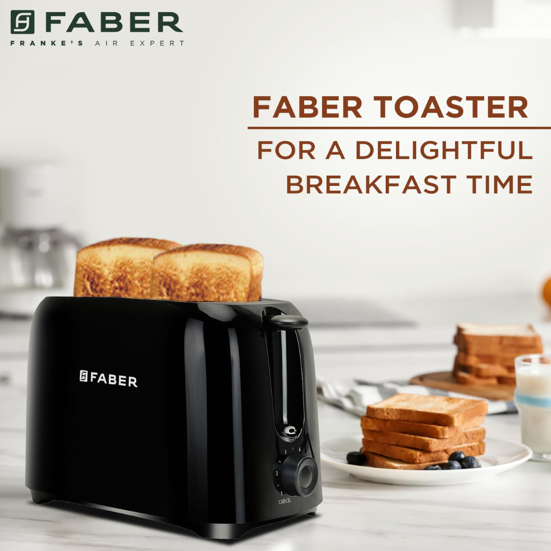 Faber 750W Pop-Up Toaster