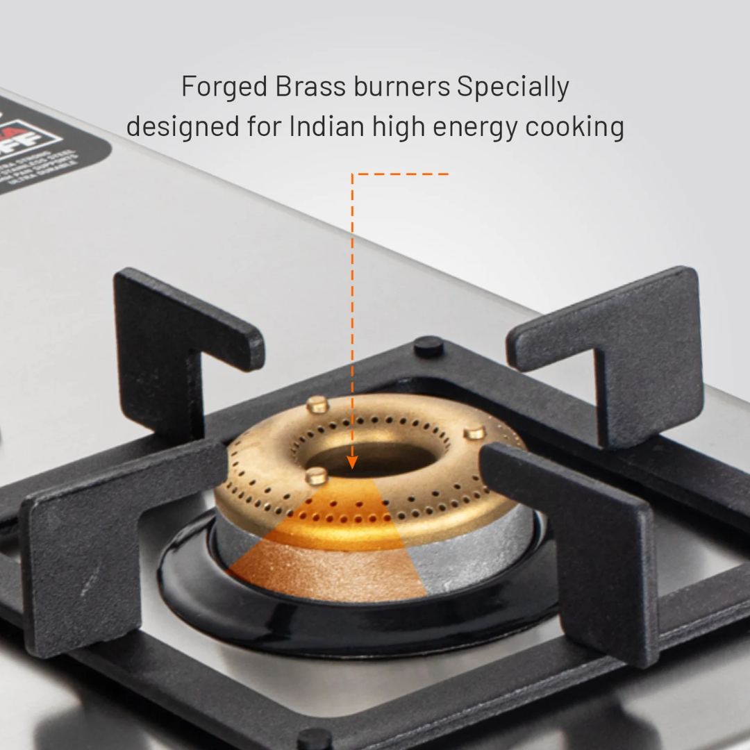 Glen 4 Burner 73 cm Stainless Steel Cooktops - 1054 UT SS