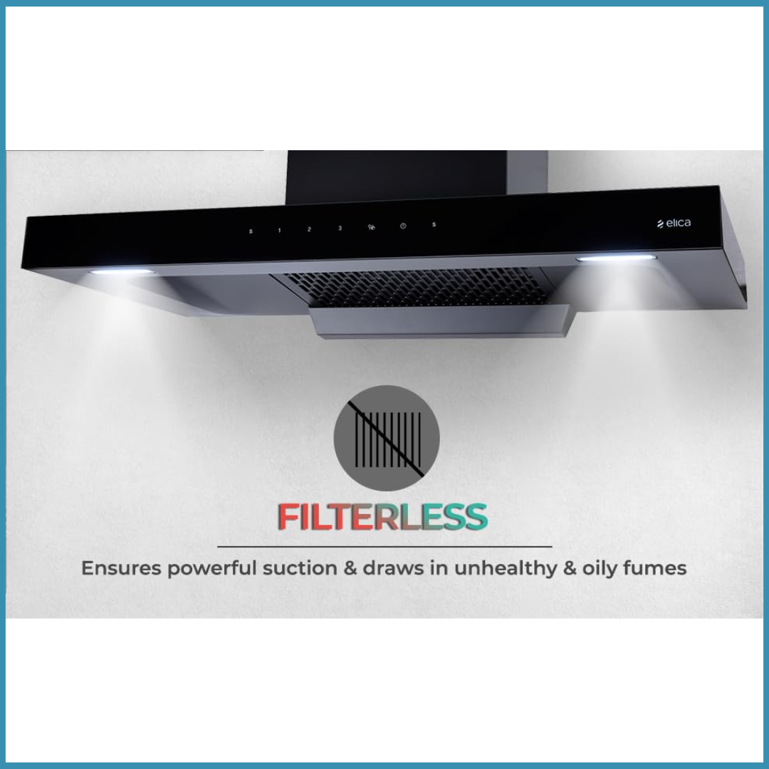 Elica 90 cm Filterless & Hac Kitchenhood 