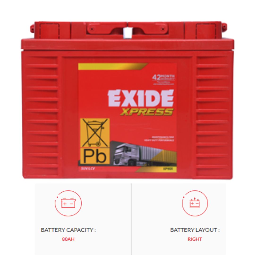 Exide 12V-40AH Automotive Battery - FEPO-EPIQ40LBH