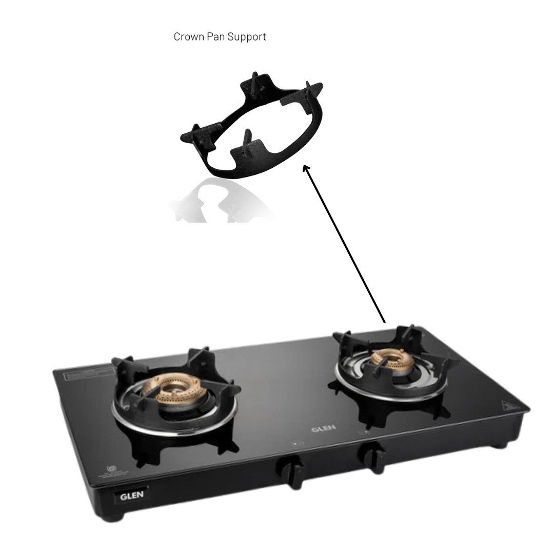 Glen 3 Burner 70 cm Stainless Steel Cooktops - 1073 SQ HT SS DB MTR 70